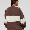 A-Team Sweater Oversize - Cocoa Powder-Off White