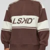 A-Team Sweater Oversize - Cocoa Powder-Off White