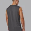 Base FLXCotton Tank - Dark Storm