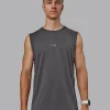 Base FLXCotton Tank - Dark Storm