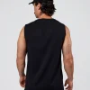Base FLXCotton Tank Regular Fit +2cm - Black