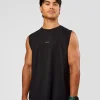 Base FLXCotton Tank Regular Fit -8cm - Black