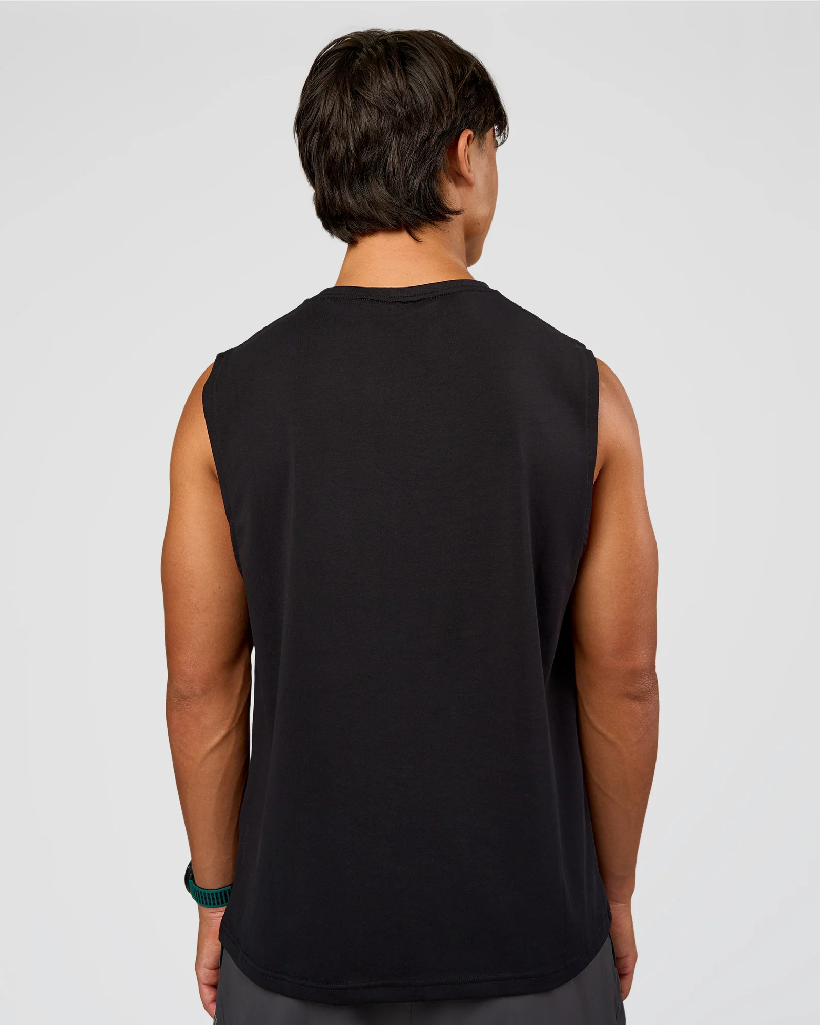 Base FLXCotton Tank Regular Fit -8cm - Black