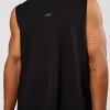 Base Heavyweight FLXCotton Tank Regular Fit -8cm - Black