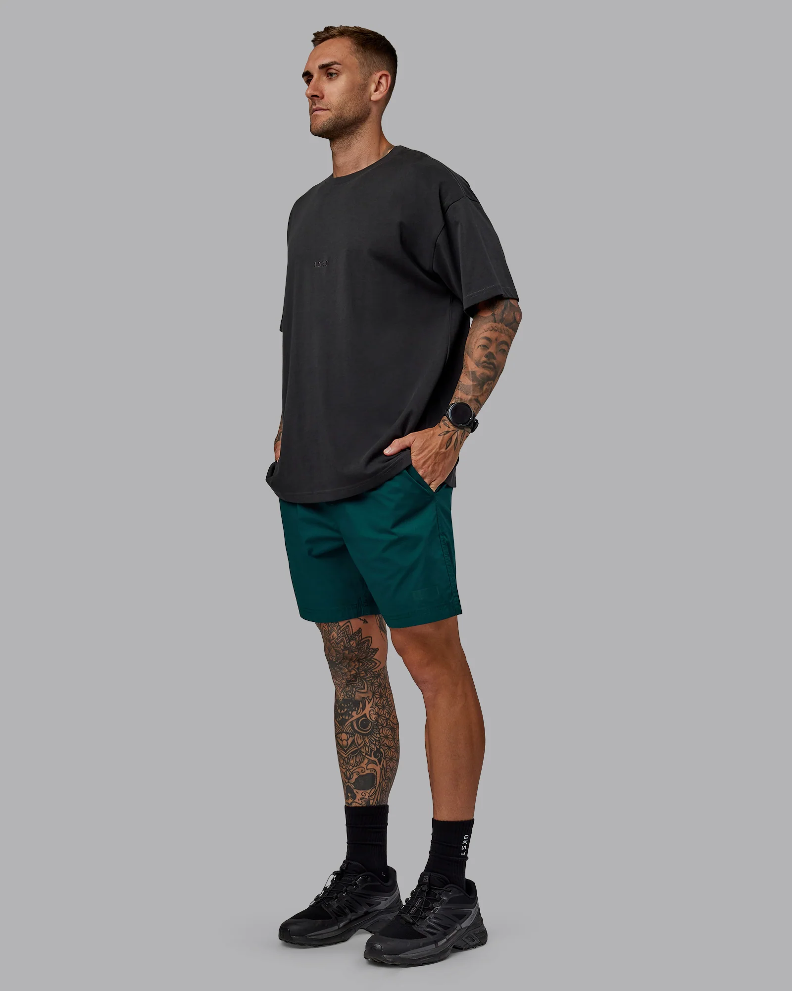 9887-daily-7-short-dark-moss-5.webp Daily 7" Short - Dark Moss
